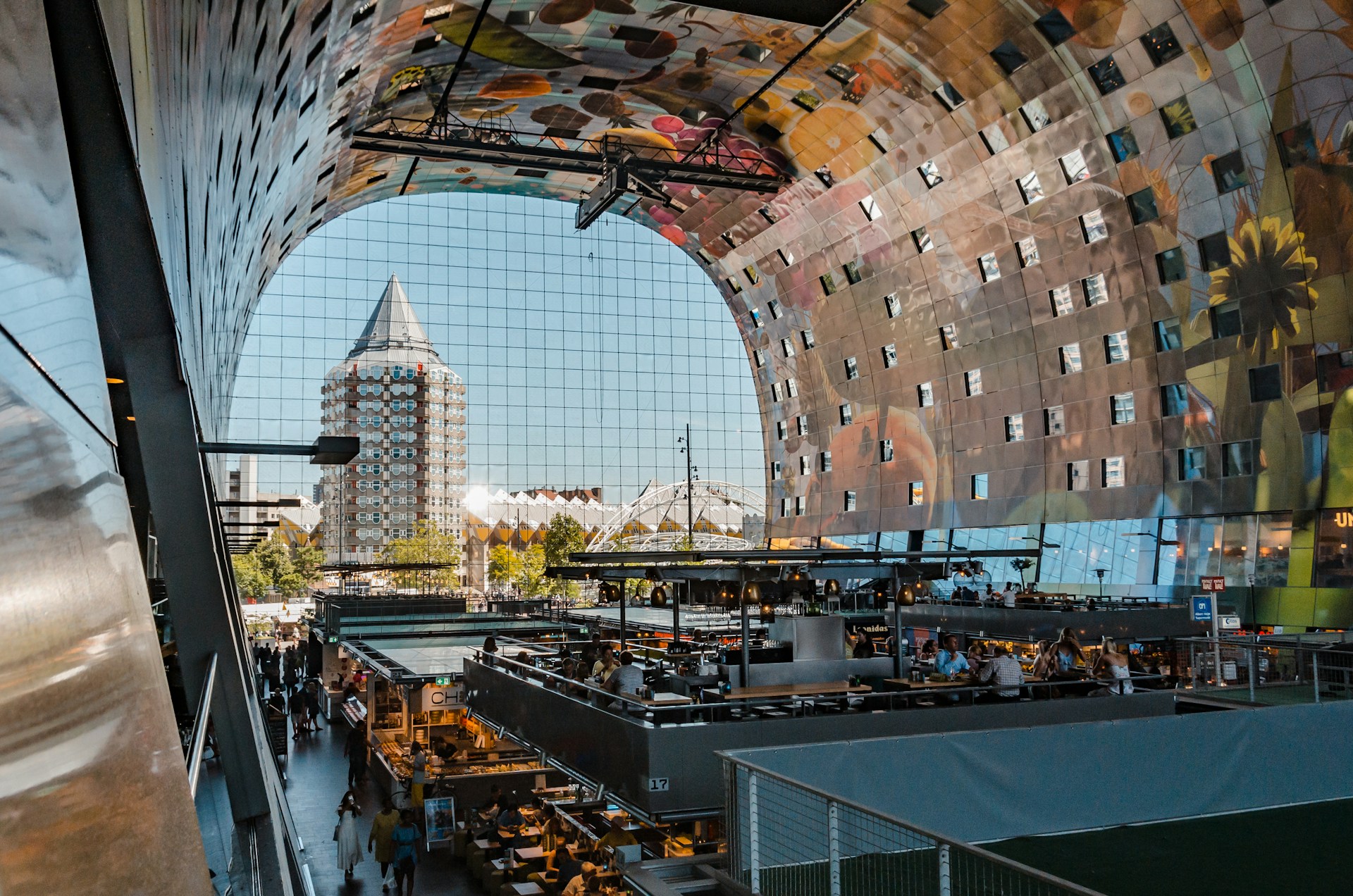 A Eurostat map shows the Netherlands among the top European destinations for Americans receiving first residence permits in 2024. Image: Rotterdam Markthal